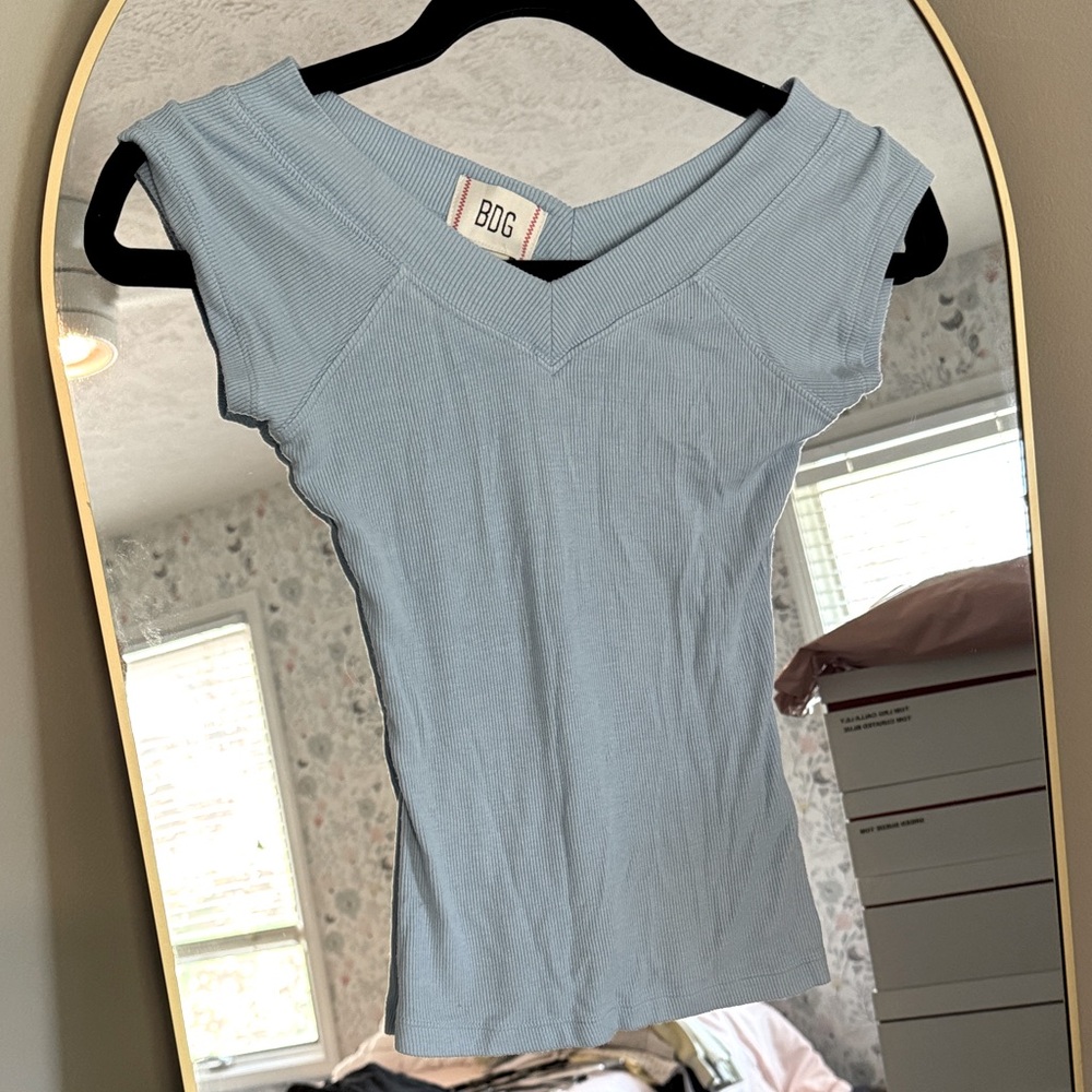 BDG Light Blue Women's Top